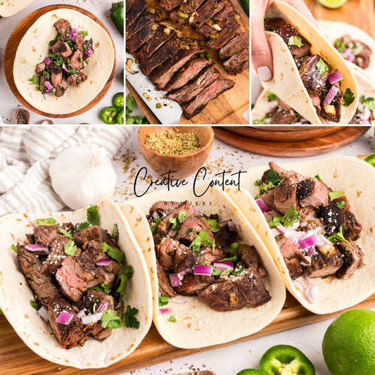 Carne Asada Taco- Set 1 of 2