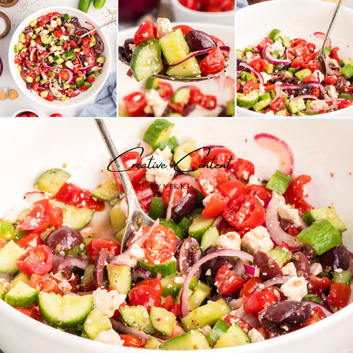 Sheet Pan Chicken Kabobs  + Greek Salad + Tsatziki- Exclusive