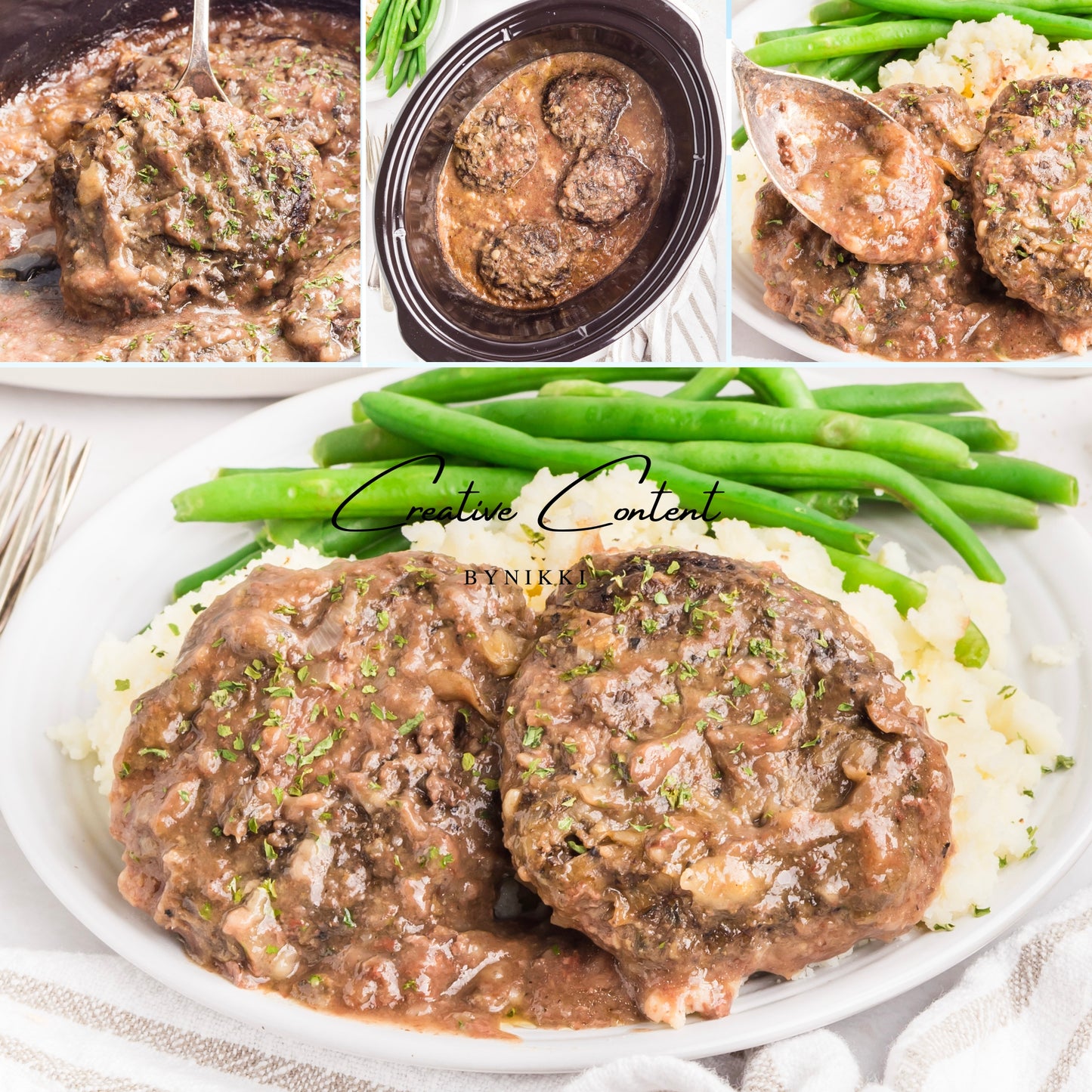 Crock Pot Hamburger Steaks - Exclusive