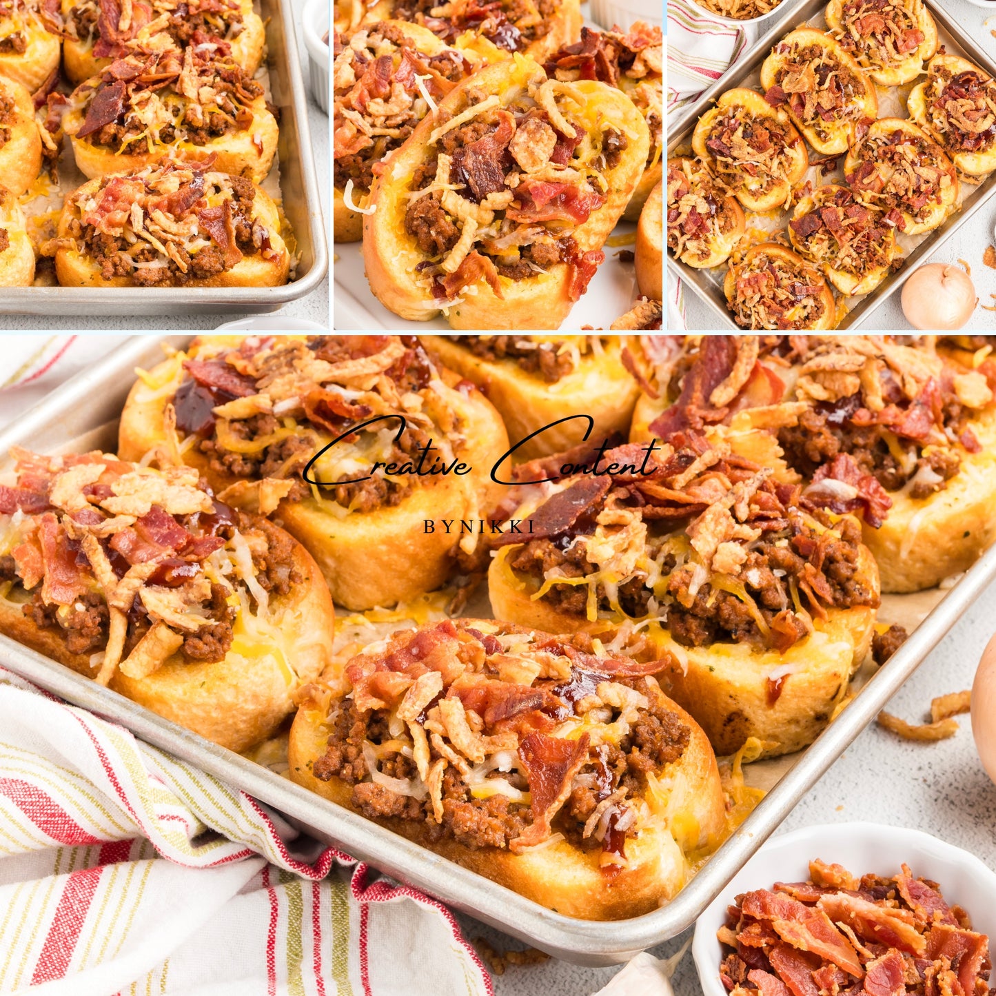 BBQ Cheeseburger Texas Toast - Exclusive