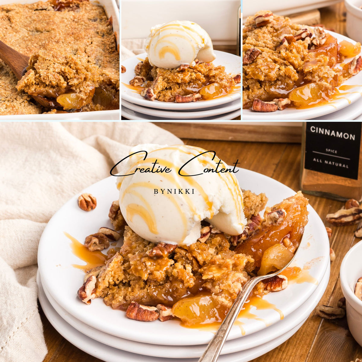 Oatmeal Cookie Apple Crisp Dump Cake - Exclusive