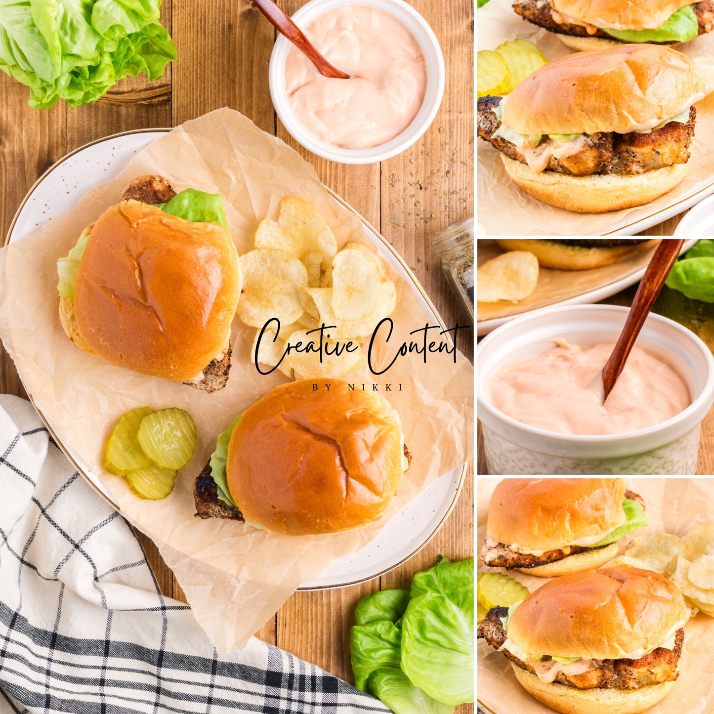 Blackened Chicken Sandwich - Set 3 of 3
