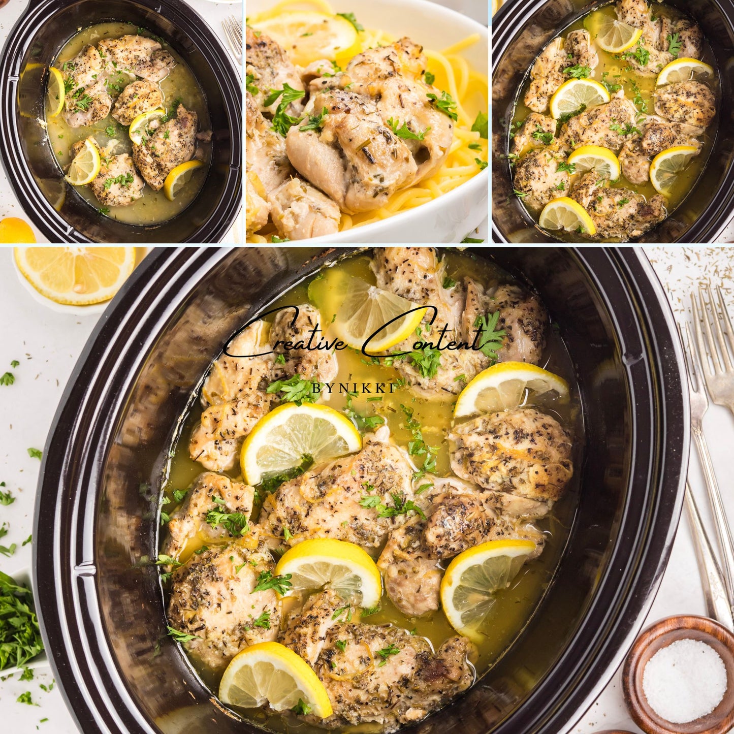 Slow Cooker Chicken Thighs   - Exclusive