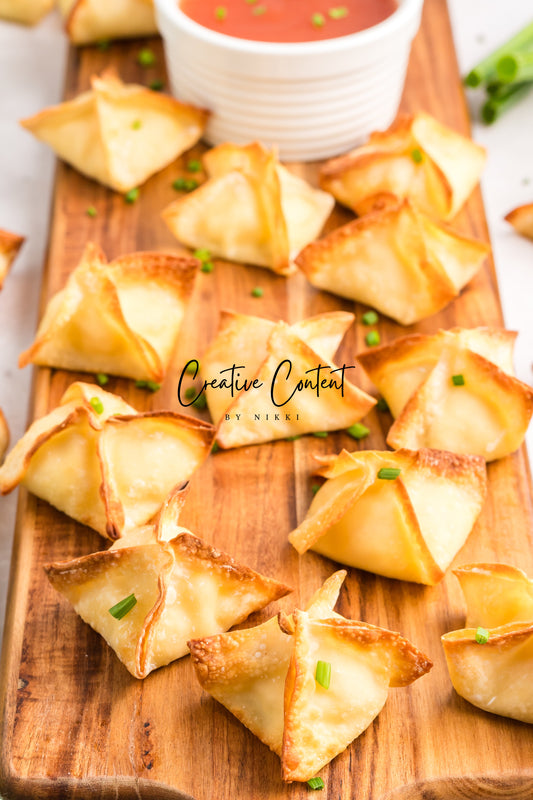 Air Fryer Cream Cheese Wontons - Set 1 of 2