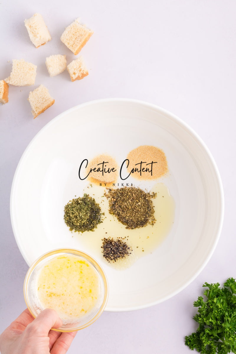 Air Fryer Croutons - (30 hero shots)