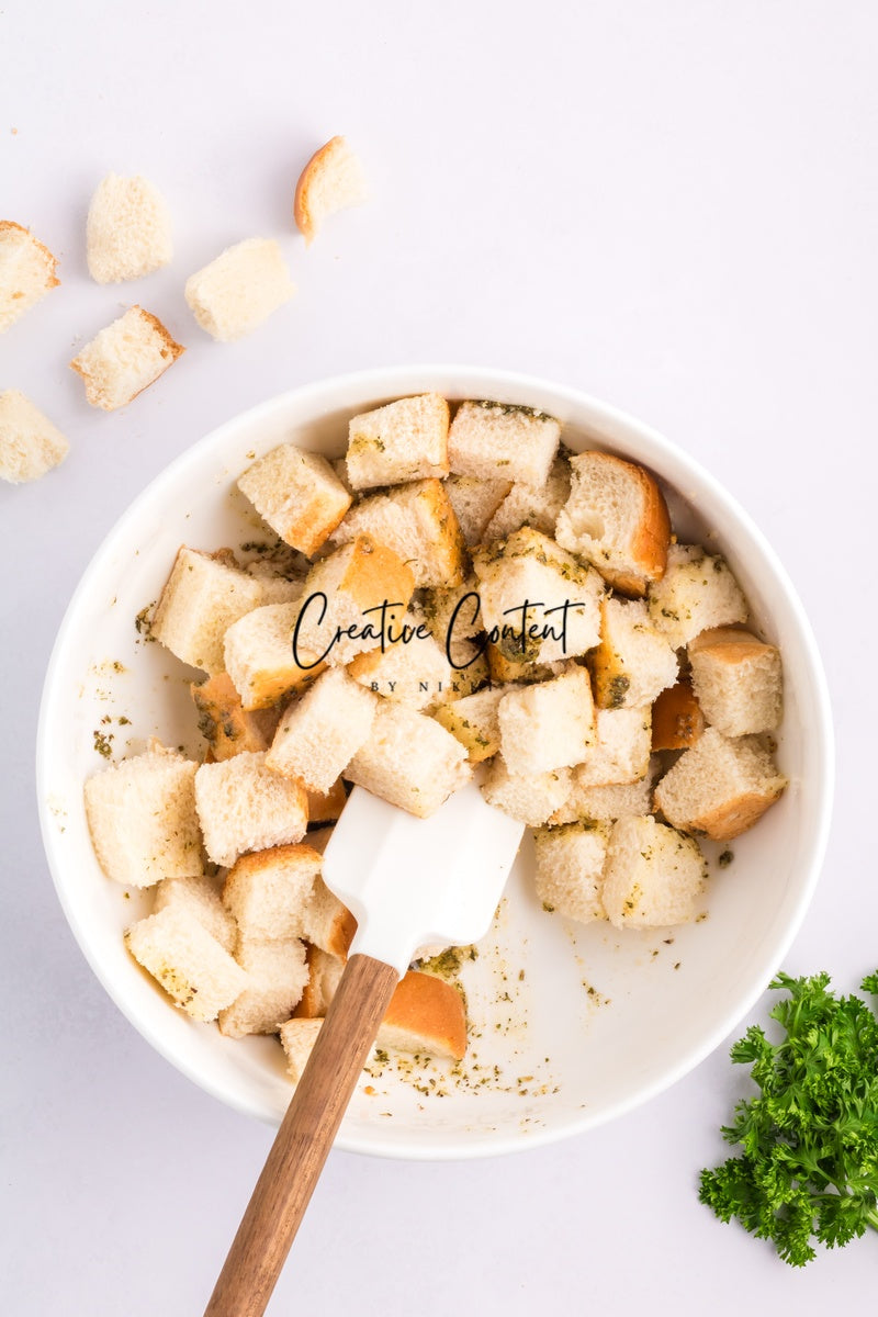 Air Fryer Croutons - (30 hero shots)