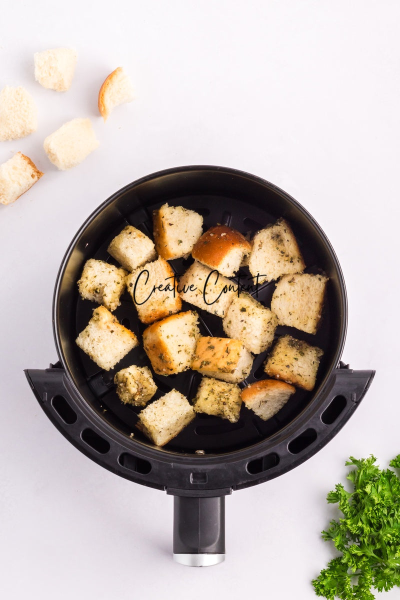 Air Fryer Croutons - (30 hero shots)