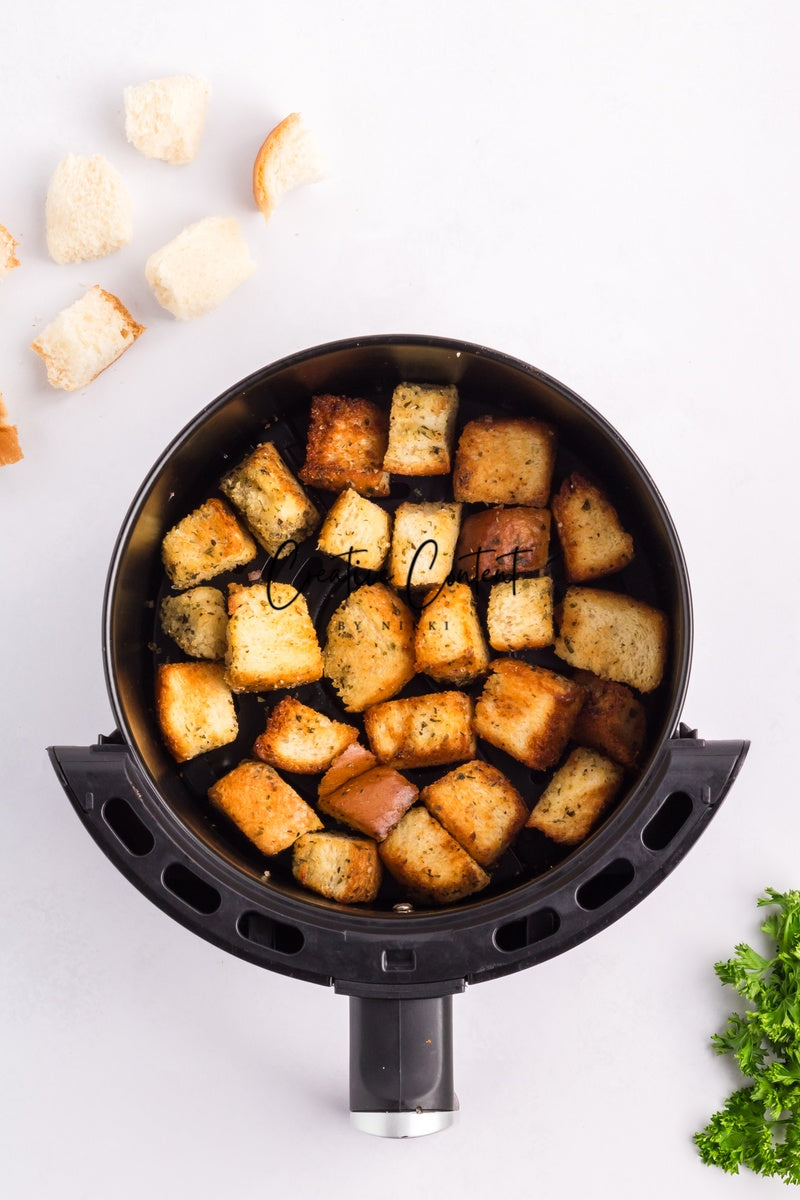 Air Fryer Croutons - (30 hero shots)