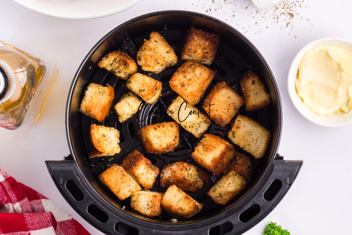 Air Fryer Croutons - (30 hero shots)