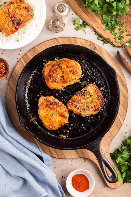 Pan Seared Pork Chops -  Exclusive