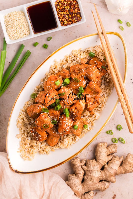 Air Fryer Salmon Bites - Set 2 of 2