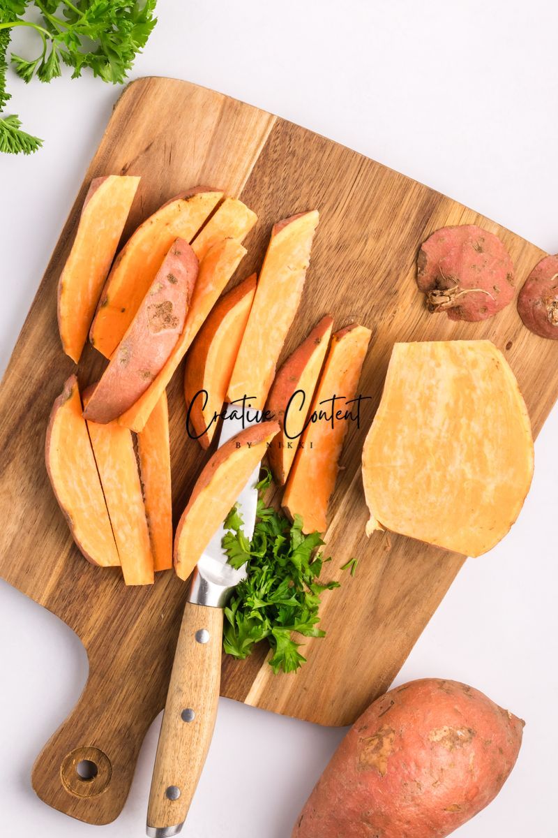 Air Fryer Sweet Potato Wedges + Spicy Mayo (2 recipes) - Set 2 of 3