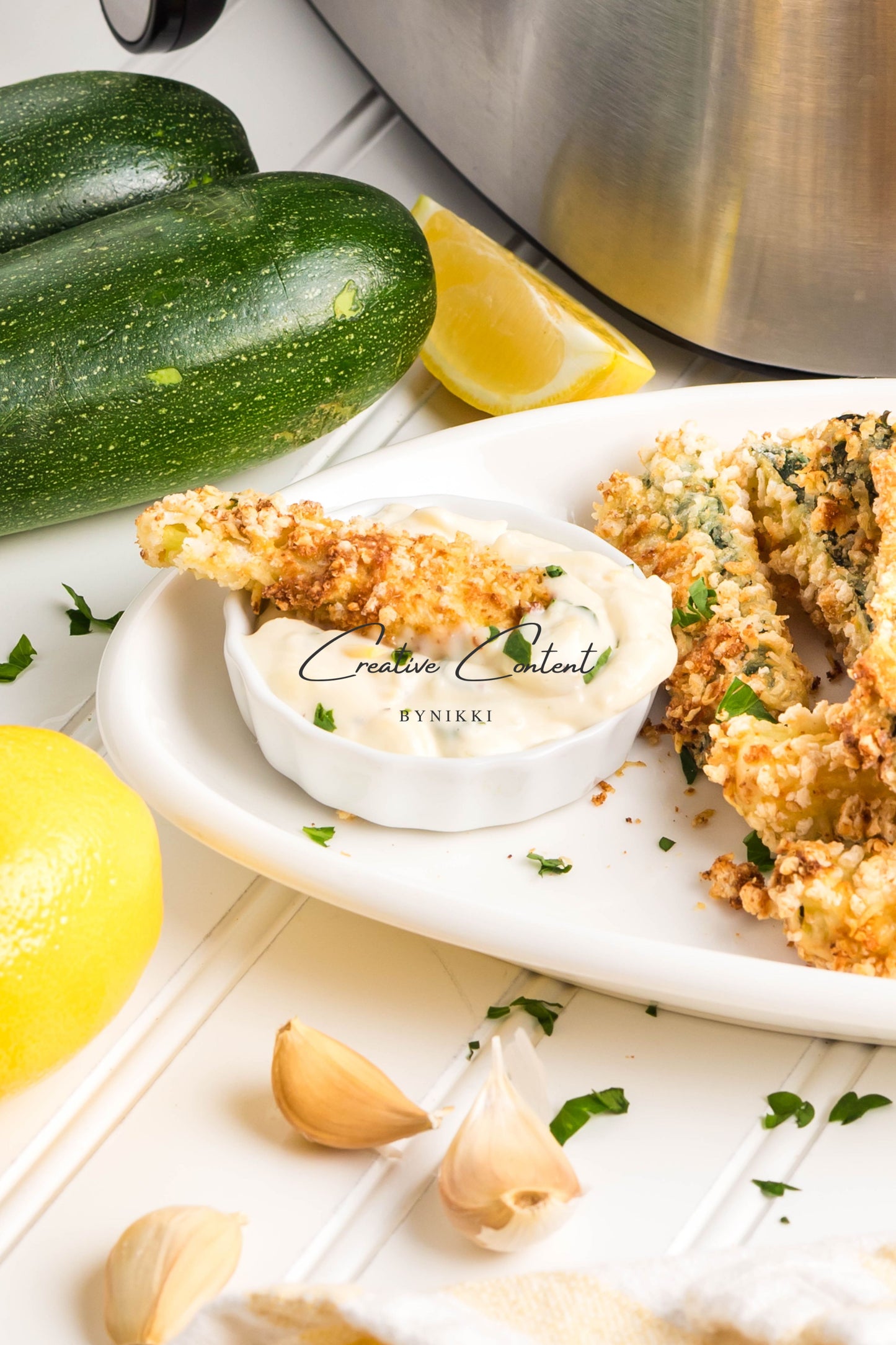 Extra Crispy Air Fryer Zucchini Fries  - Set 2  of 2