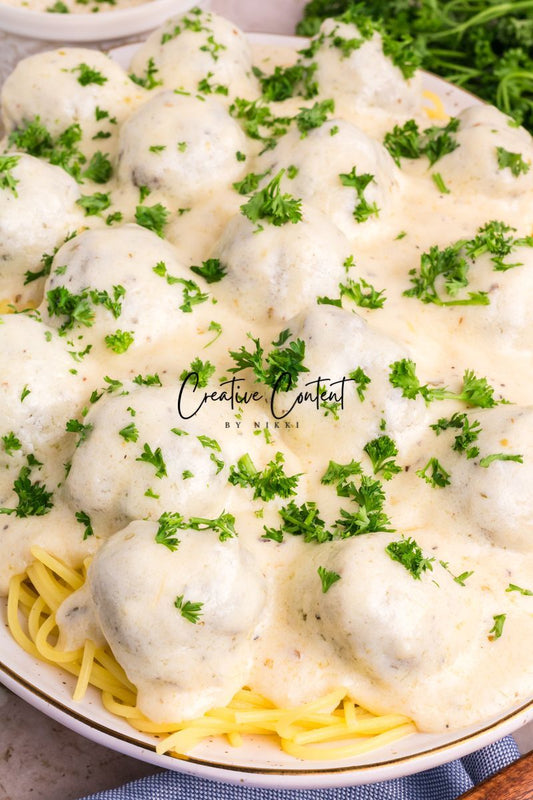 Alfredo and Meatballs  -  Exclusive