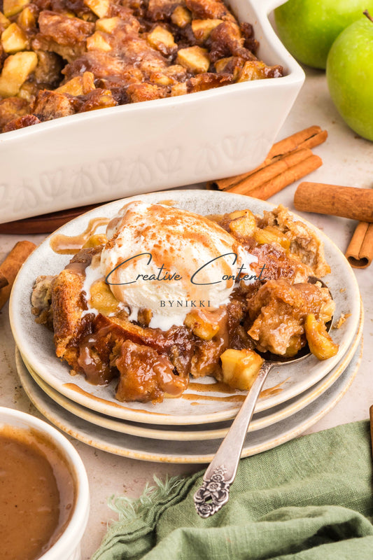 Apple Pie Bread Pudding  -  Exclusive