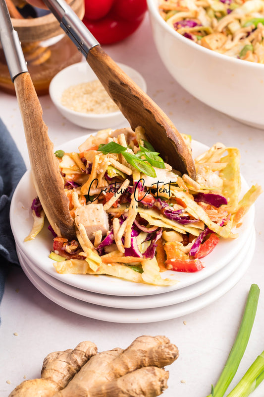 Asian Chicken Chopped Salad - Set 1 of 2
