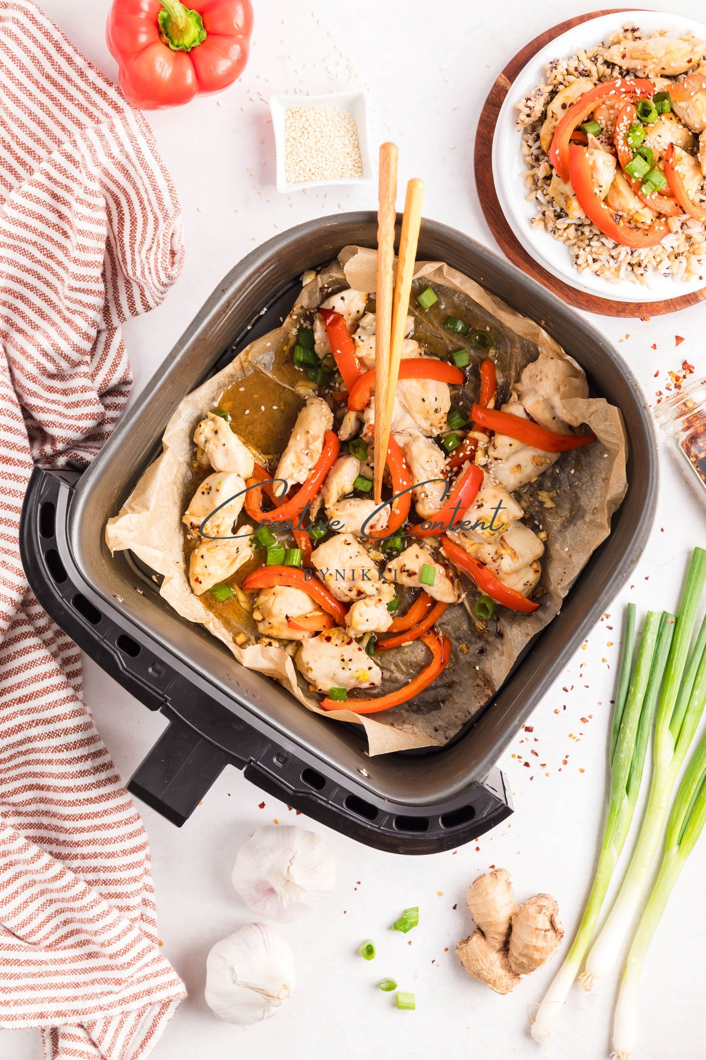 Air Fryer Asian Garlic Chicken - Exclusive