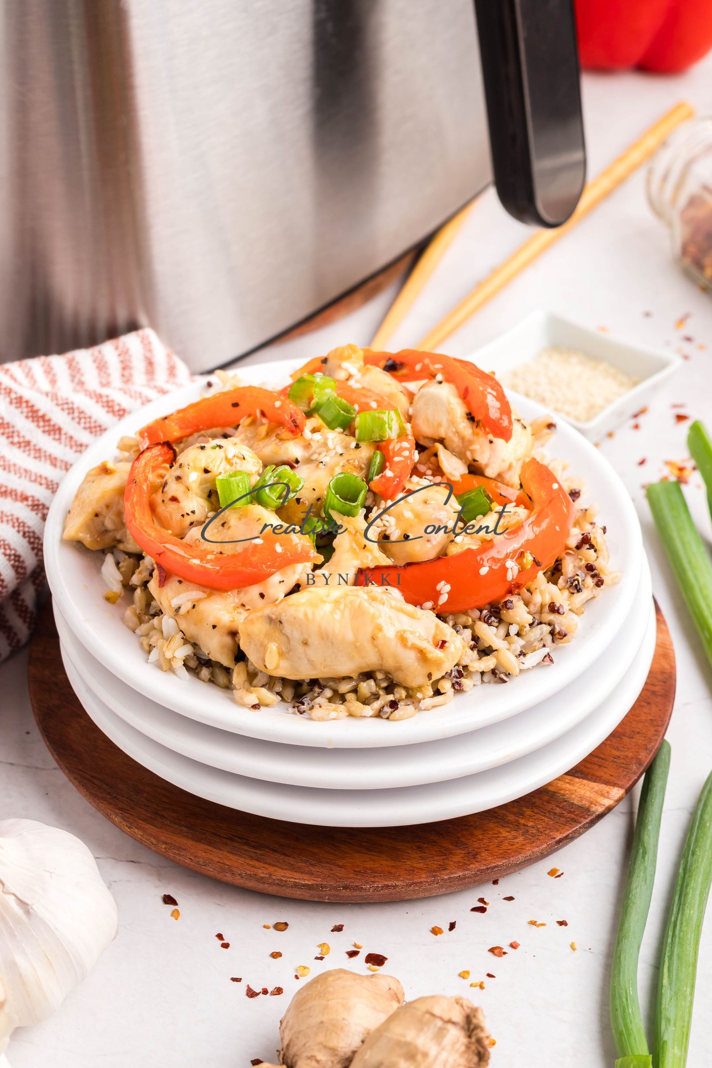 Air Fryer Asian Garlic Chicken - Exclusive