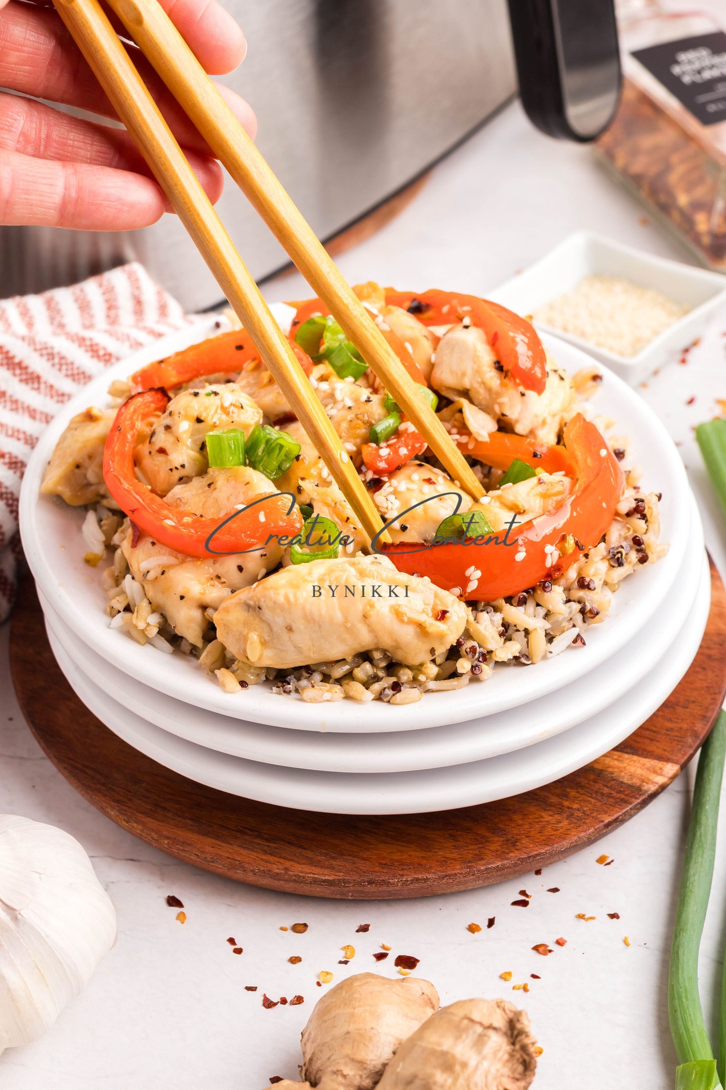 Air Fryer Asian Garlic Chicken - Exclusive