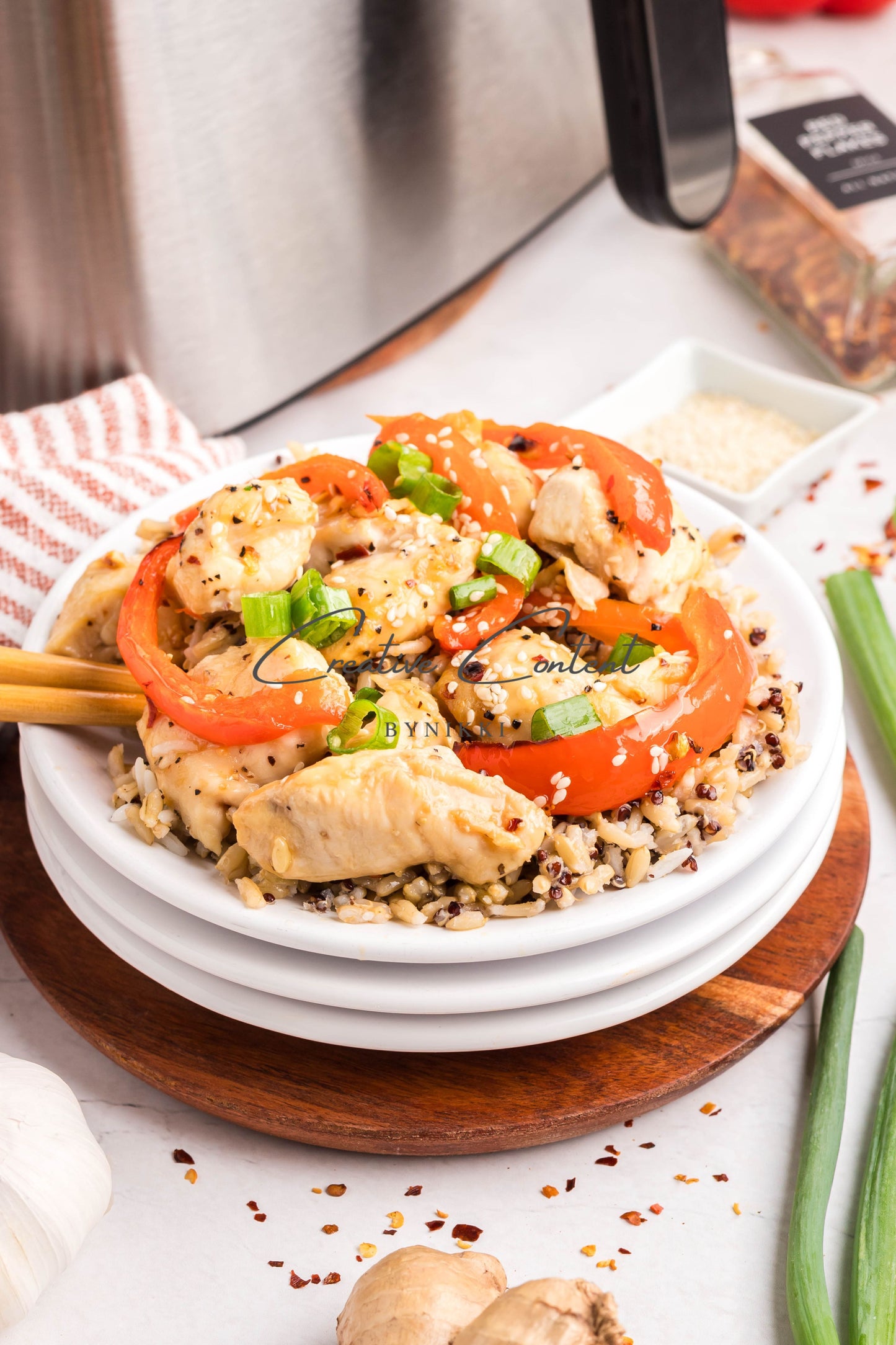 Air Fryer Asian Garlic Chicken - Exclusive