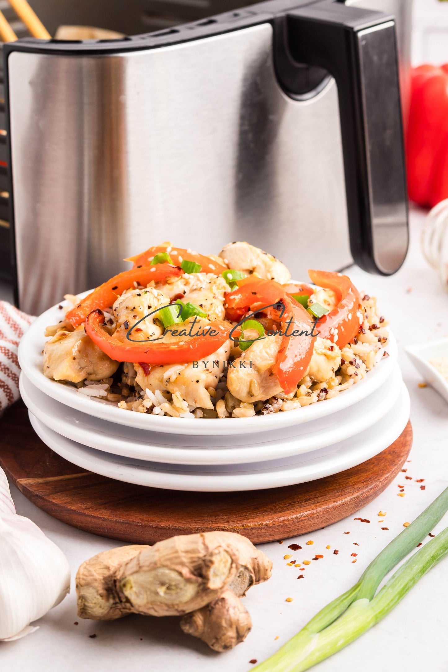Air Fryer Asian Garlic Chicken - Exclusive
