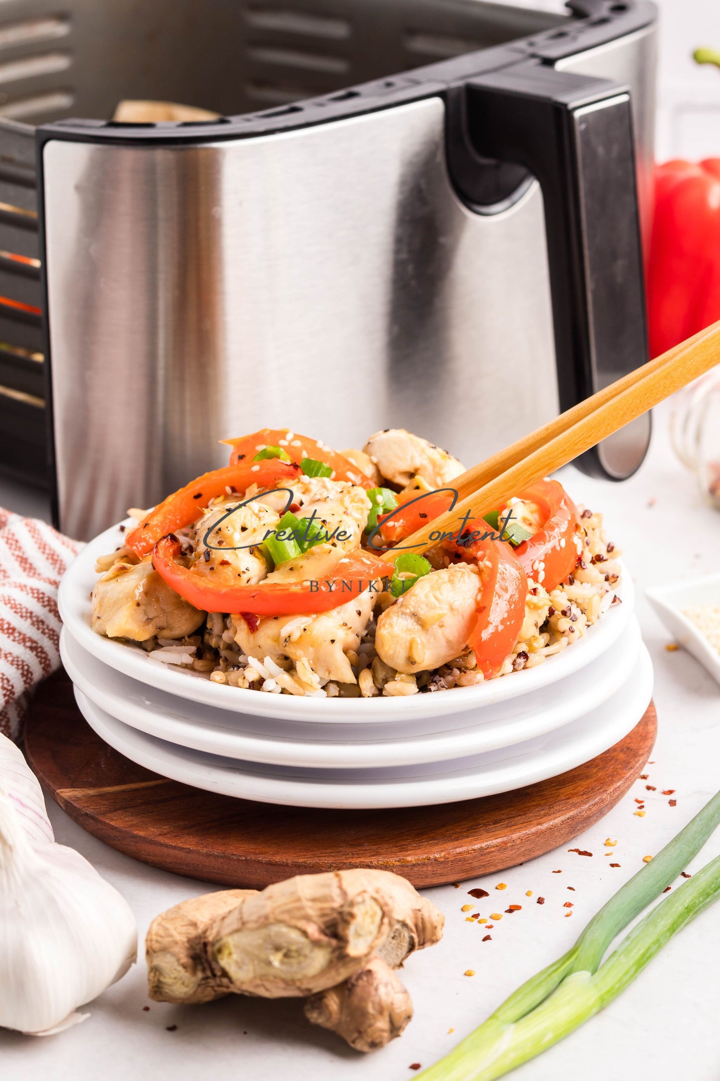 Air Fryer Asian Garlic Chicken - Exclusive