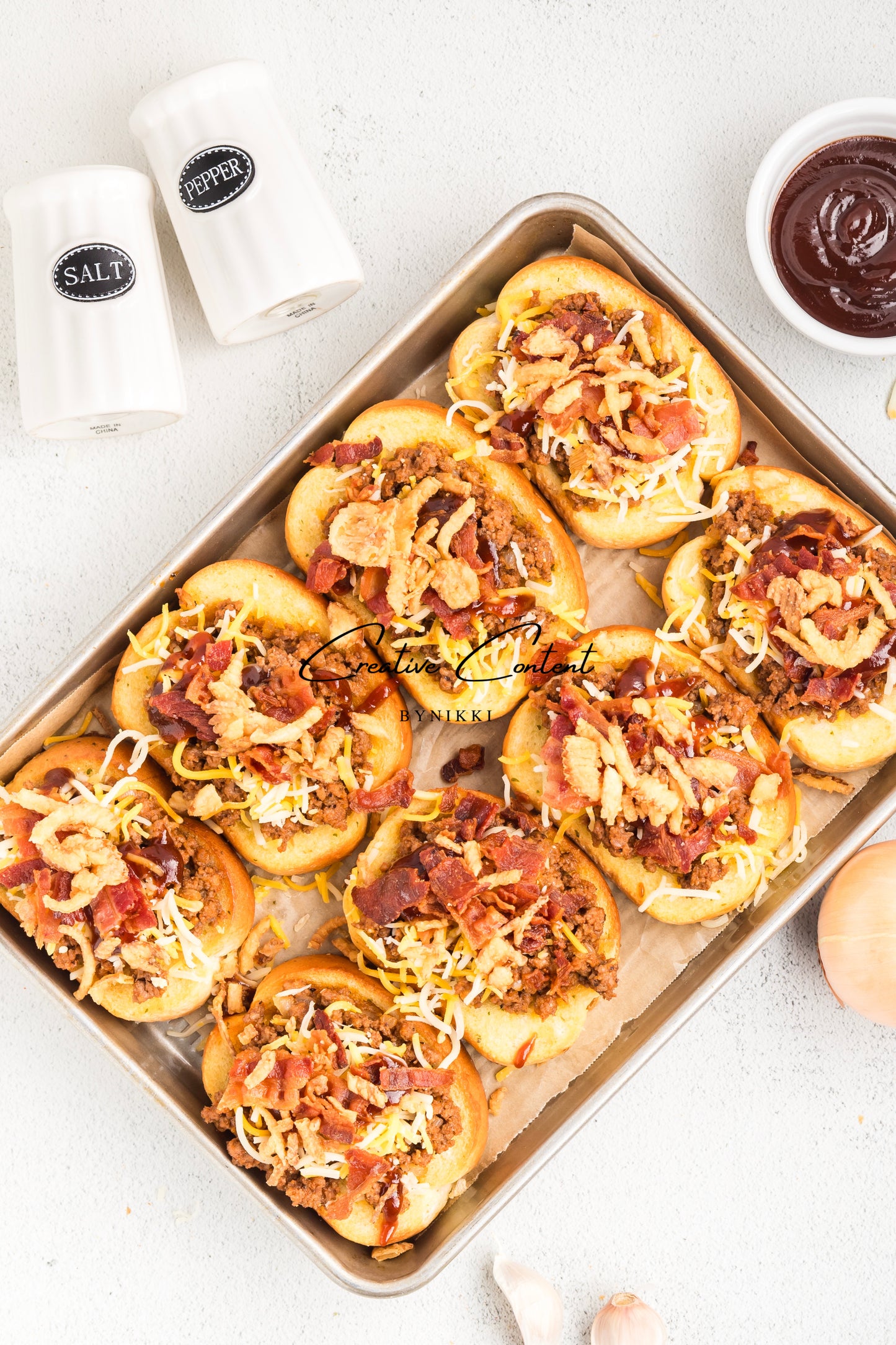 BBQ Cheeseburger Texas Toast - Exclusive