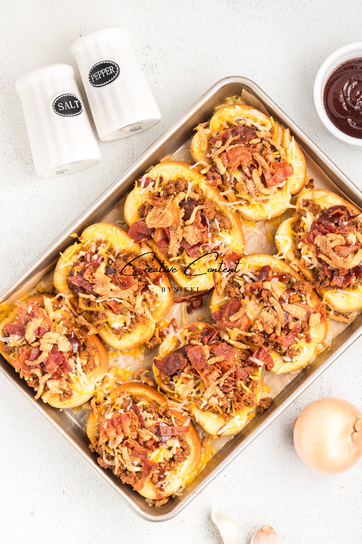 BBQ Cheeseburger Texas Toast - Exclusive
