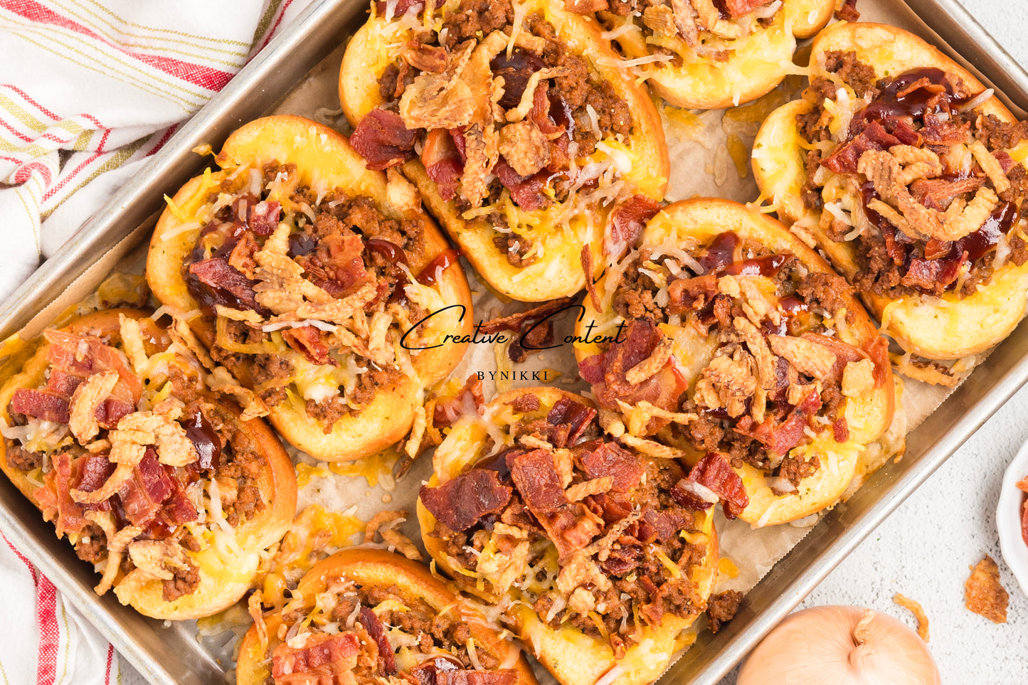 BBQ Cheeseburger Texas Toast - Exclusive