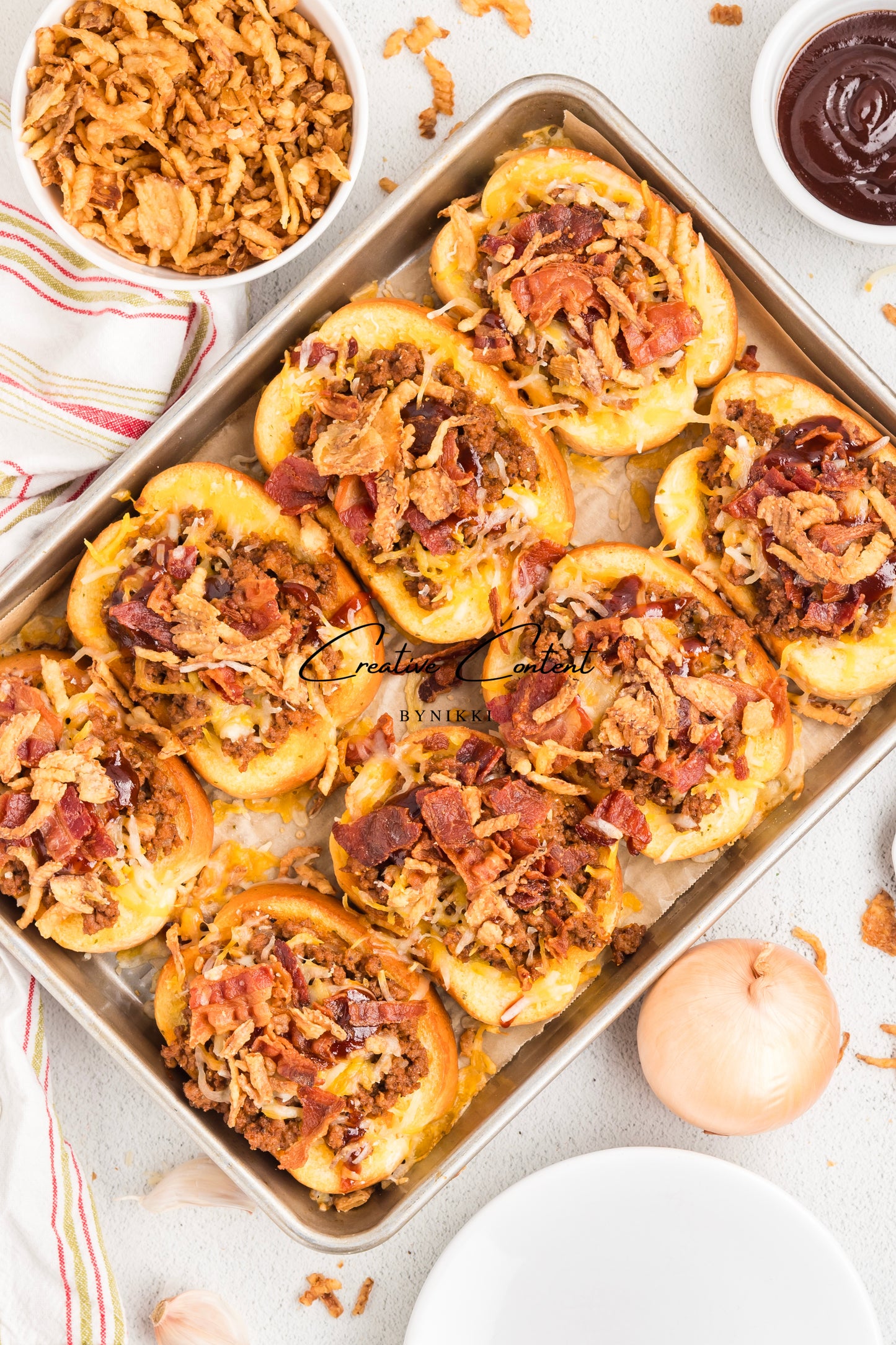 BBQ Cheeseburger Texas Toast - Exclusive