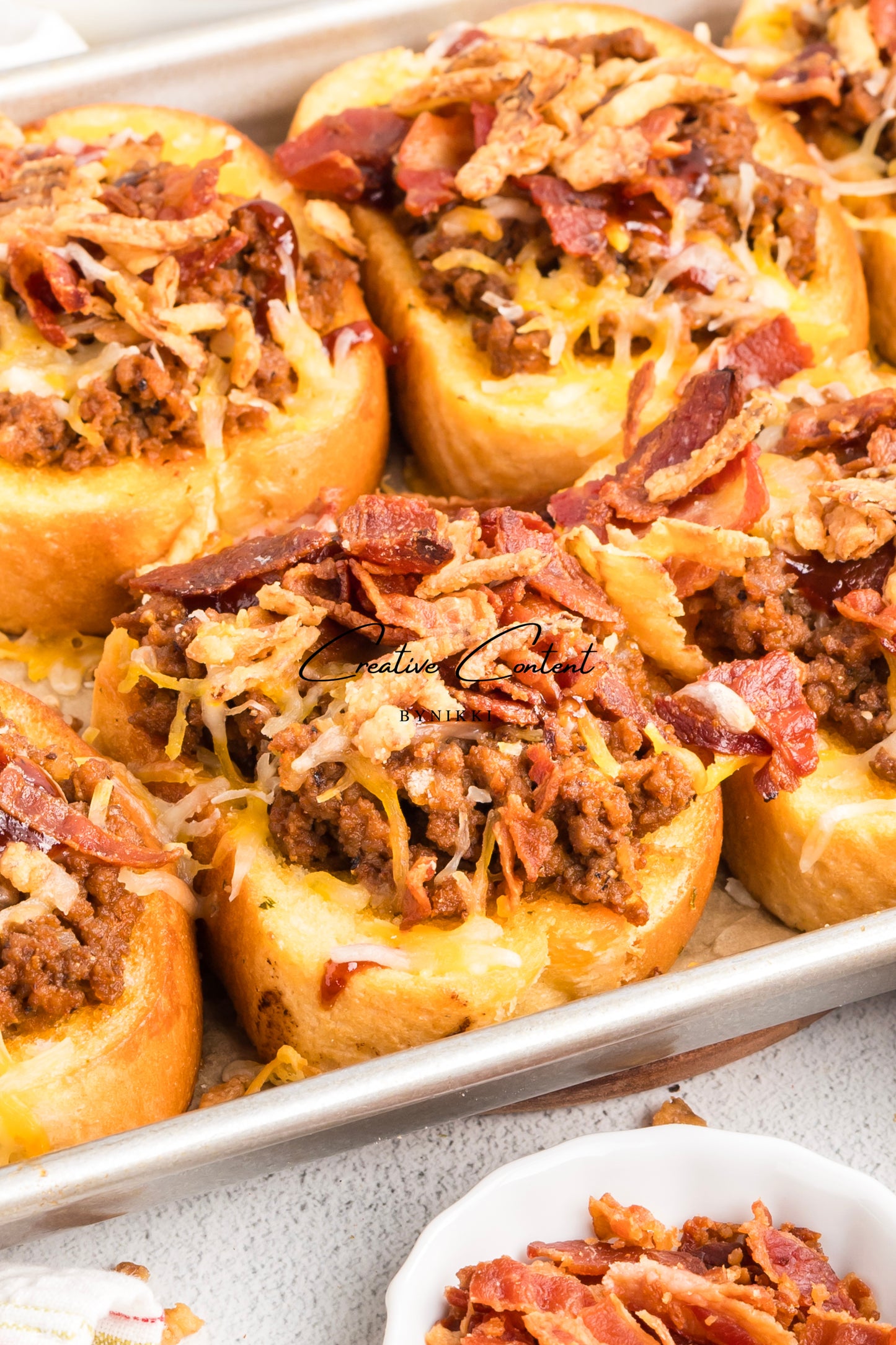 BBQ Cheeseburger Texas Toast - Exclusive