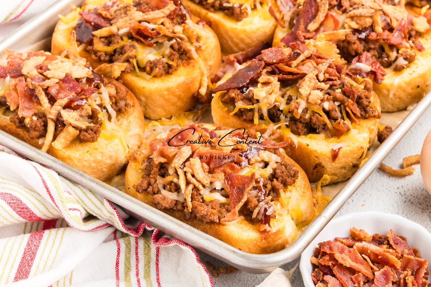 BBQ Cheeseburger Texas Toast - Exclusive