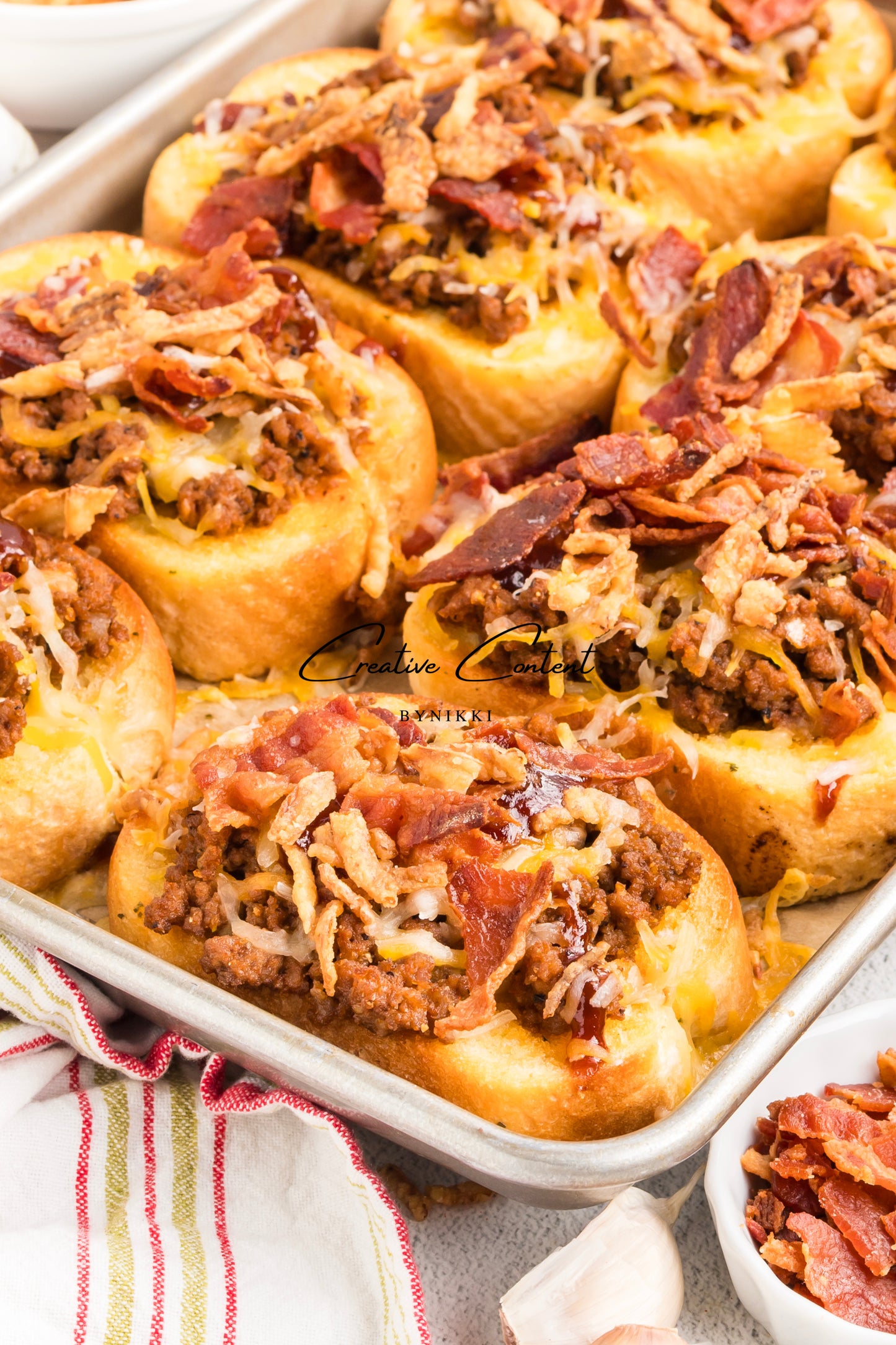 BBQ Cheeseburger Texas Toast - Exclusive
