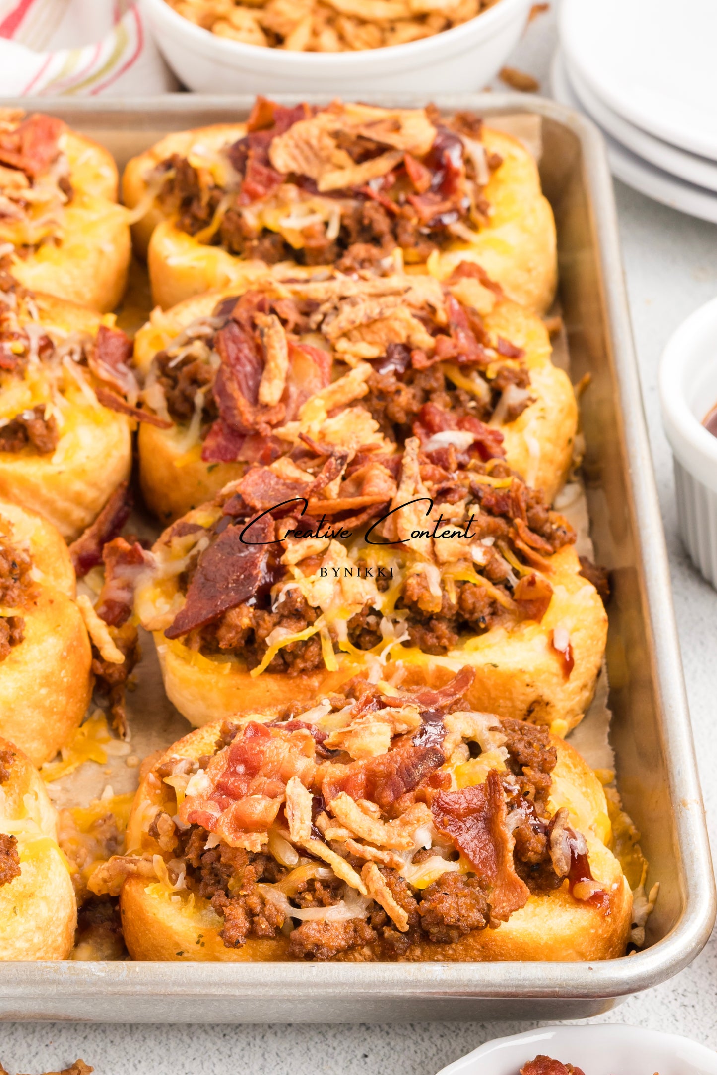BBQ Cheeseburger Texas Toast - Exclusive