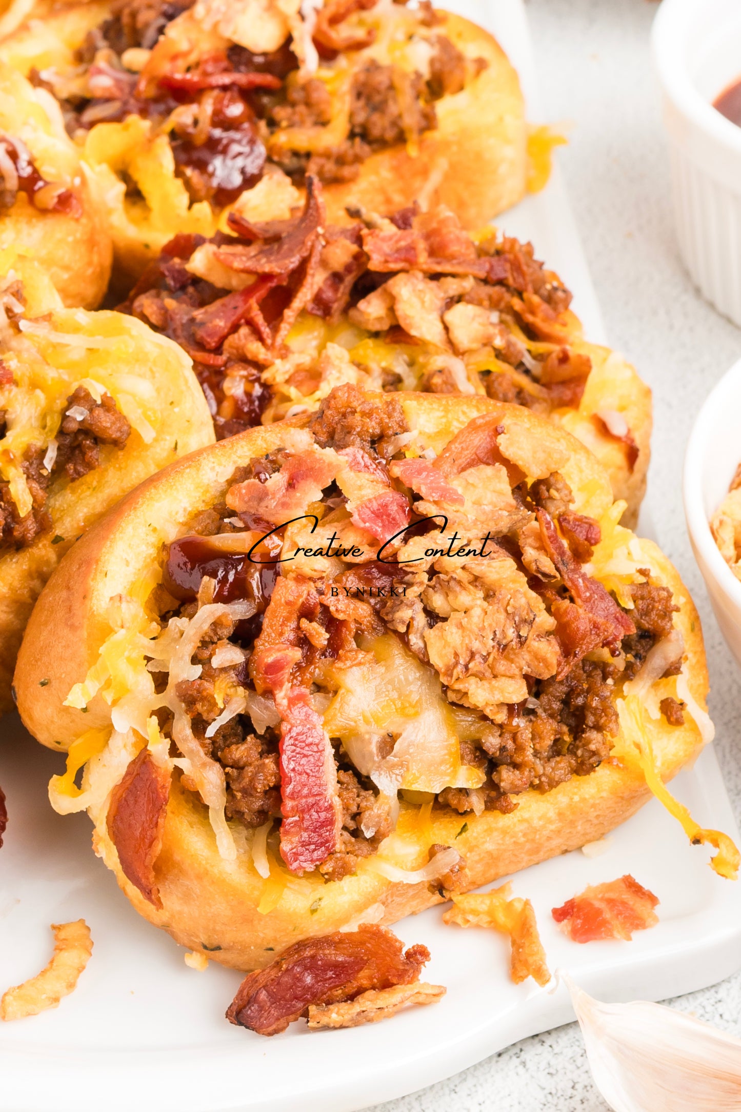 BBQ Cheeseburger Texas Toast - Exclusive