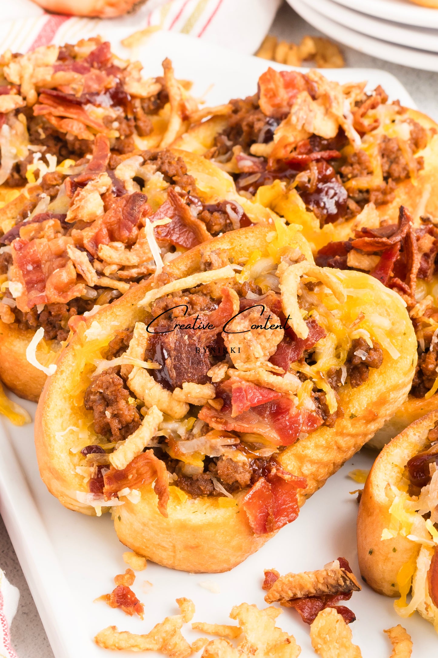 BBQ Cheeseburger Texas Toast - Exclusive