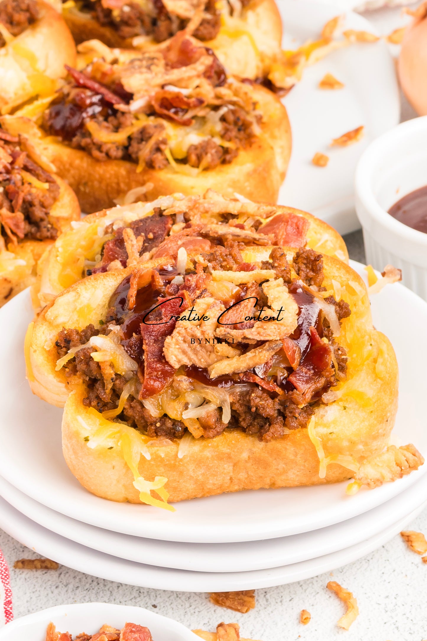 BBQ Cheeseburger Texas Toast - Exclusive
