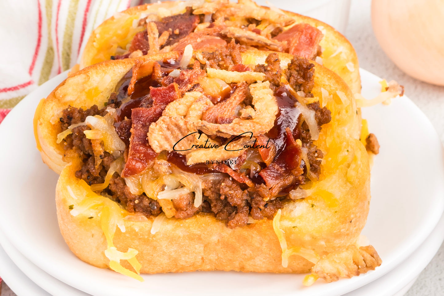 BBQ Cheeseburger Texas Toast - Exclusive