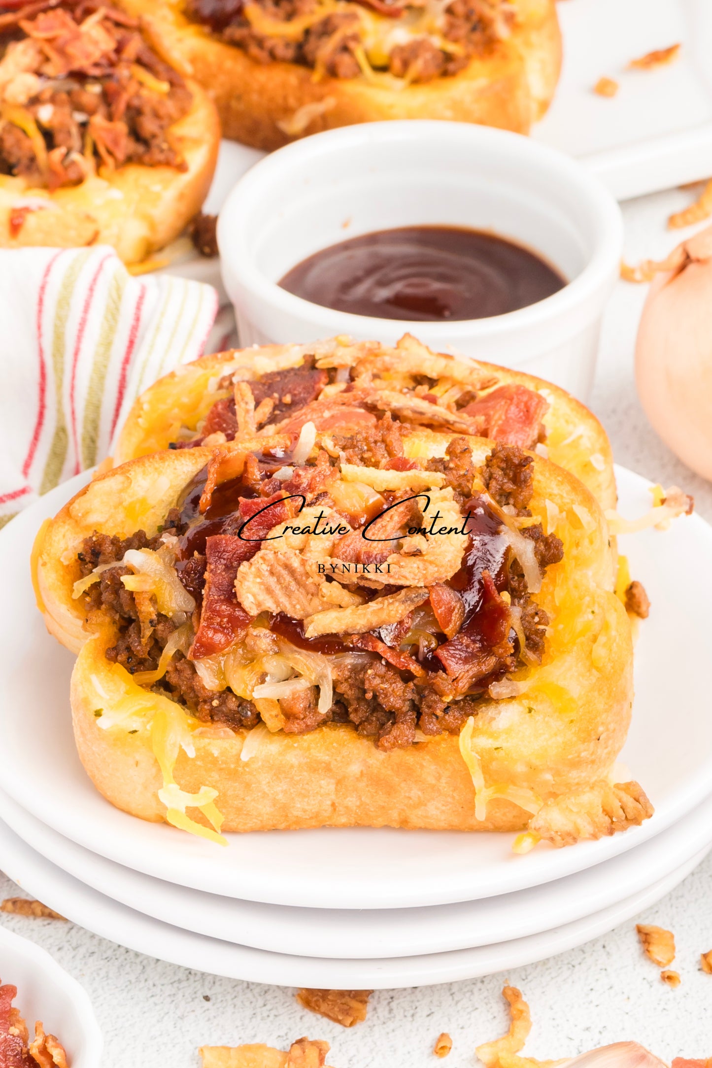 BBQ Cheeseburger Texas Toast - Exclusive