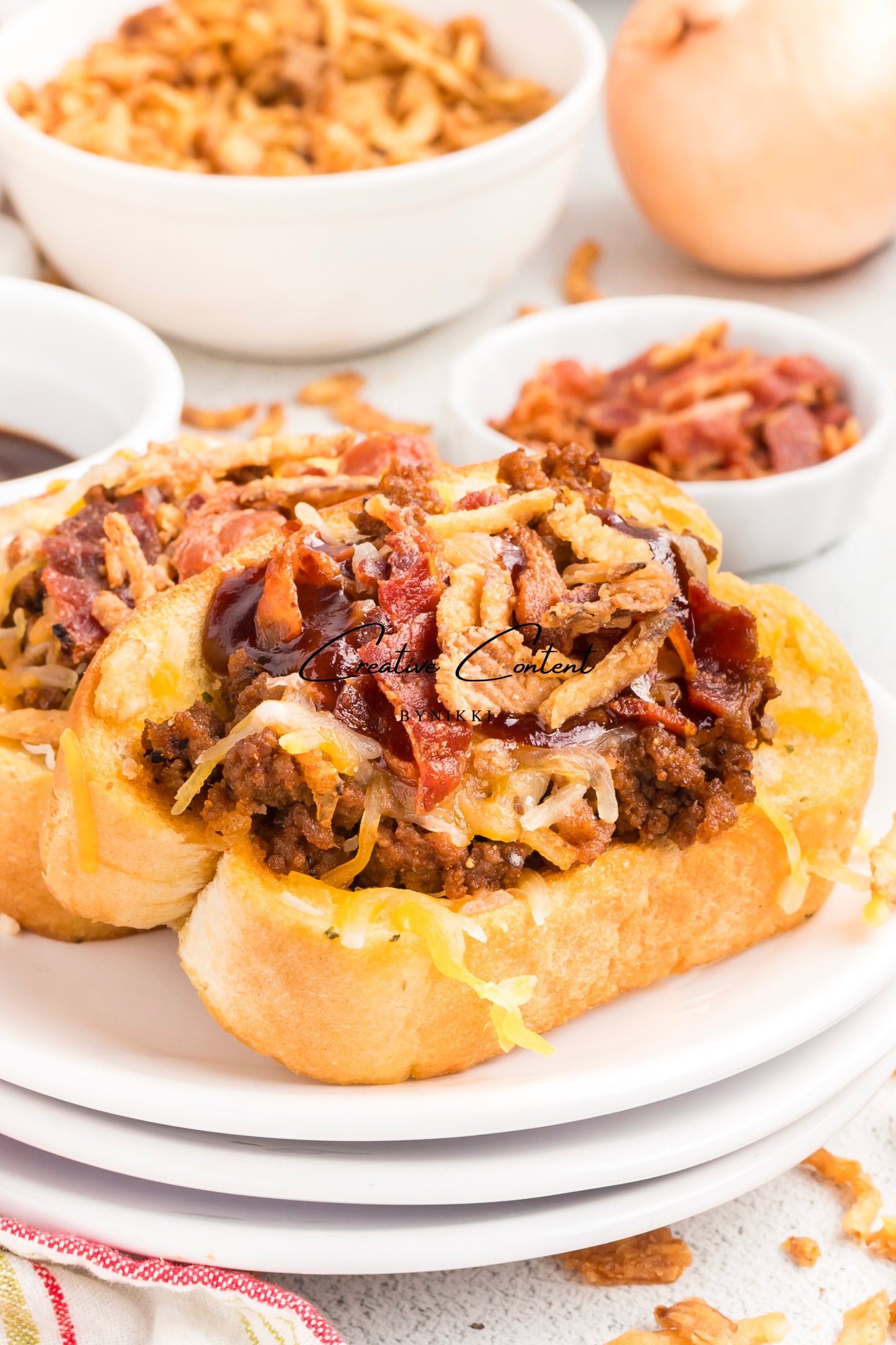 BBQ Cheeseburger Texas Toast - Exclusive