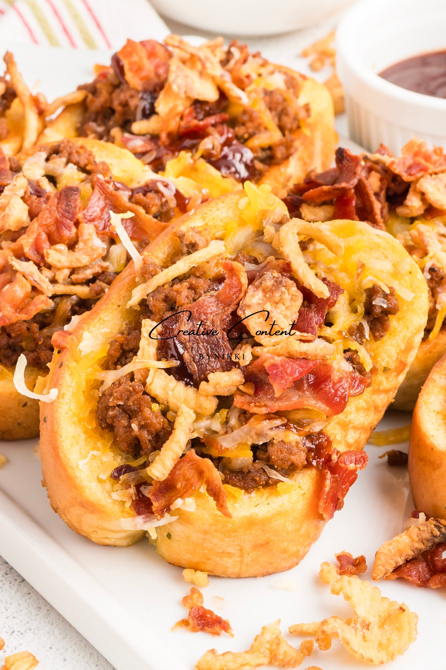 BBQ Cheeseburger Texas Toast - Exclusive