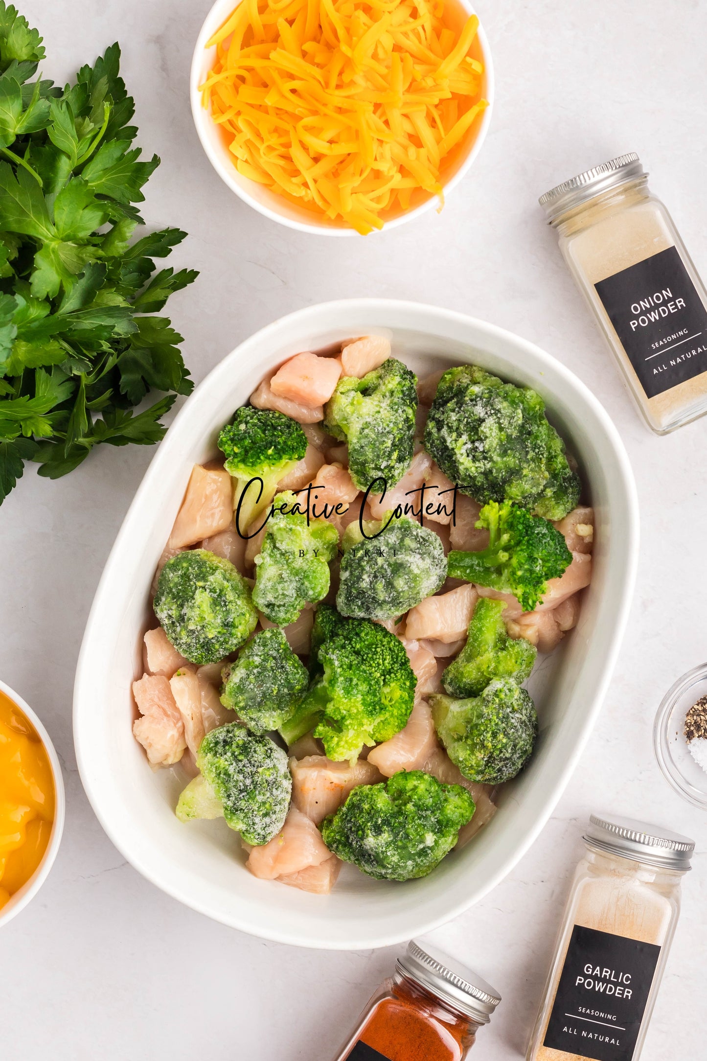 Baked Broccoli and Chicken - Set 2 of 2