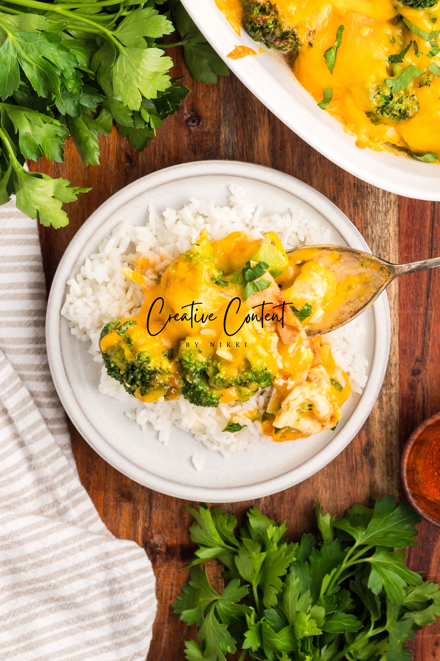 Baked Broccoli and Chicken - Set 2 of 2