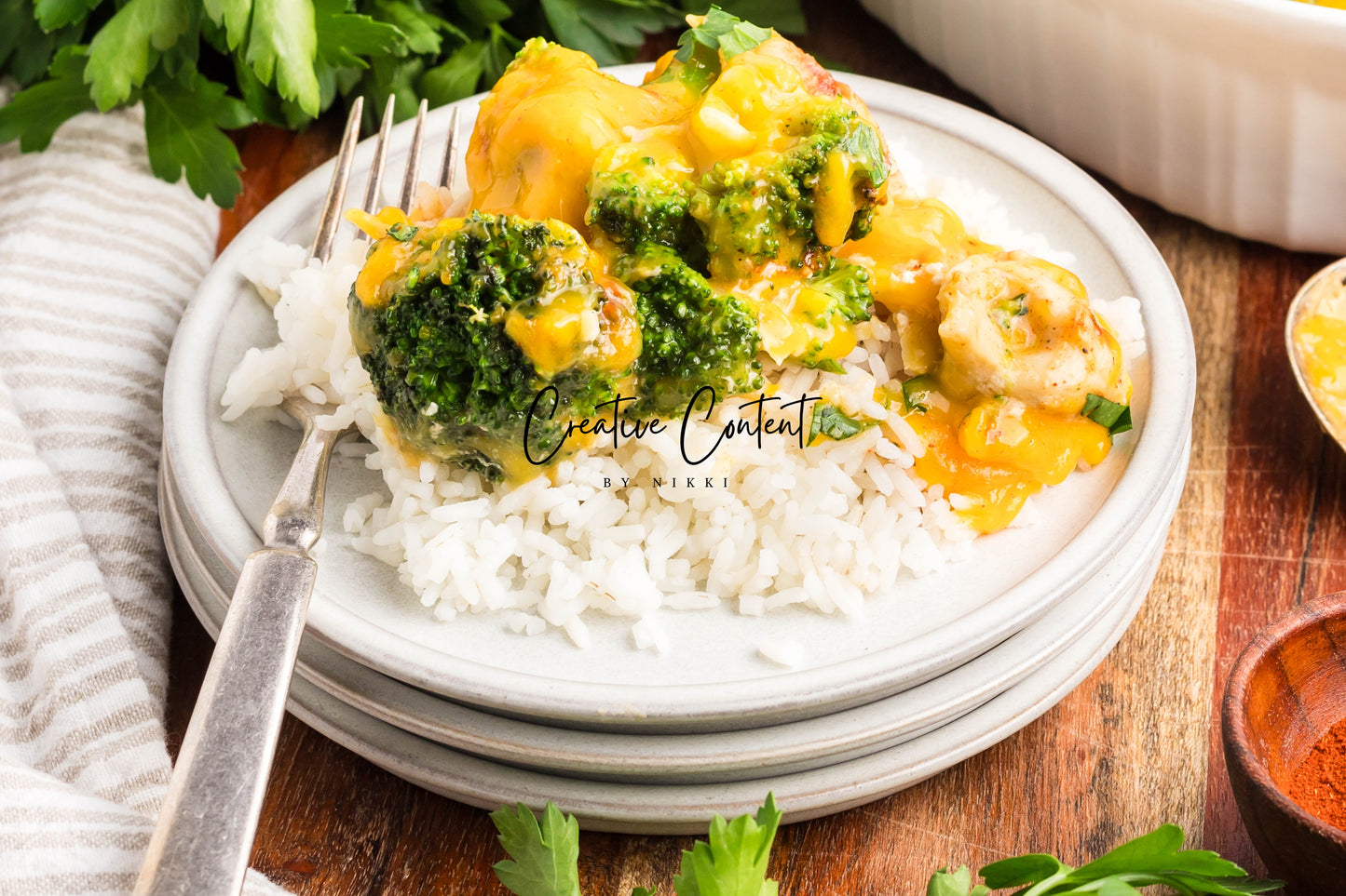Baked Broccoli and Chicken - Set 2 of 2
