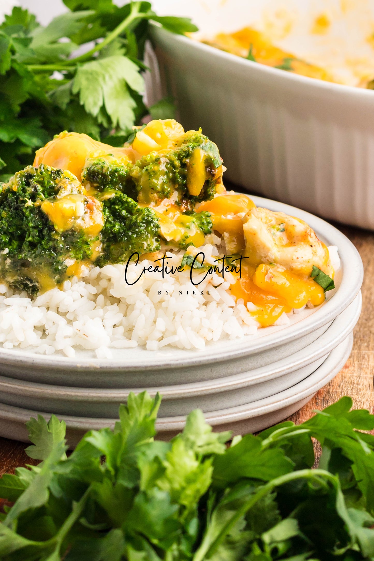 Baked Broccoli and Chicken - Set 2 of 2