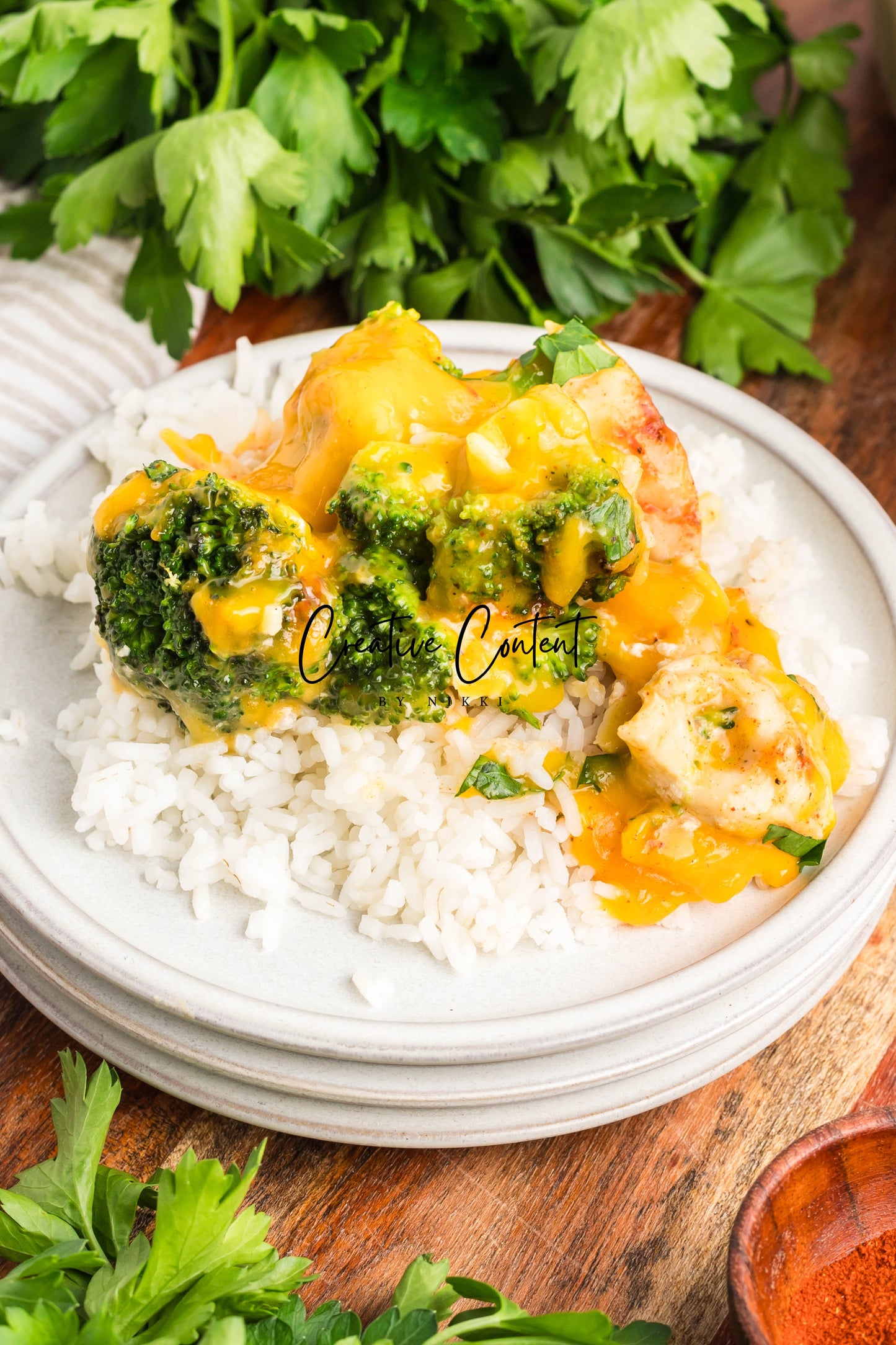 Baked Broccoli and Chicken - Set 2 of 2