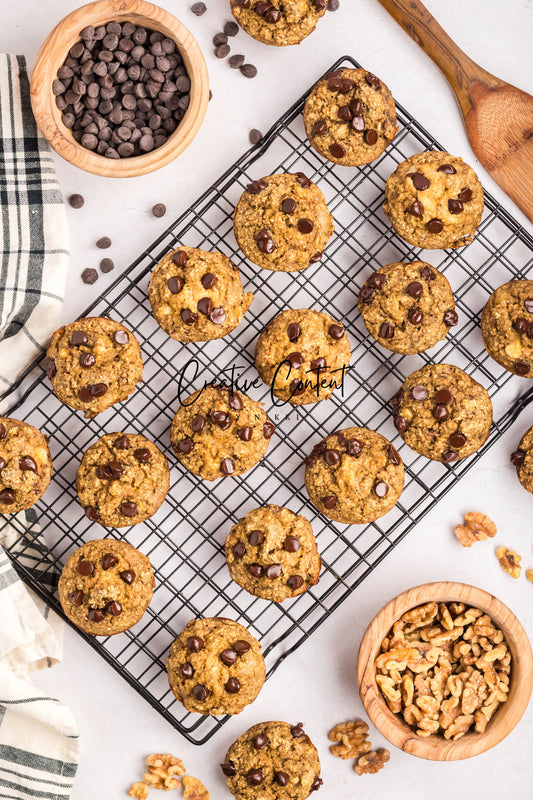 Banana Oatmeal Muffins - Set 1 of 2