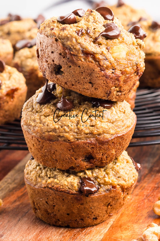 Banana Oatmeal Muffins - Set 2 of 2
