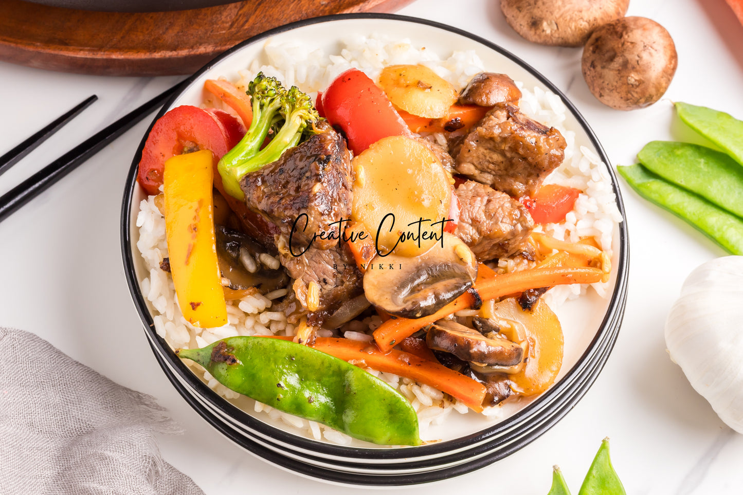 Beef Chop Suey  - Set 1 of 2