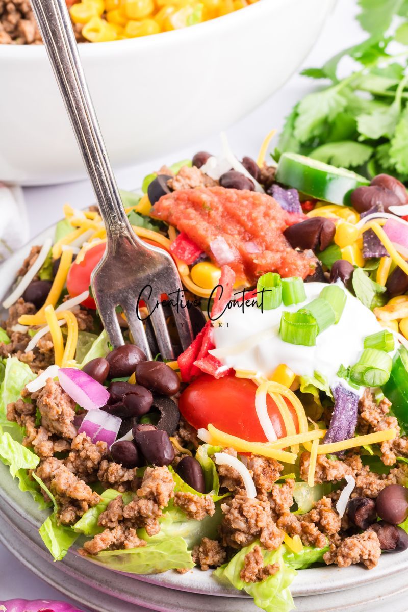 Beef Taco Salad  -  Exclusive